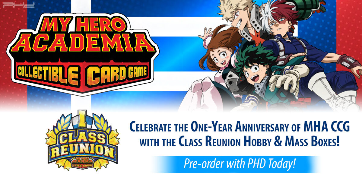 My Hero Academia CCG: Class Reunion 2022 Boxes — Jasco Games - PHD Games